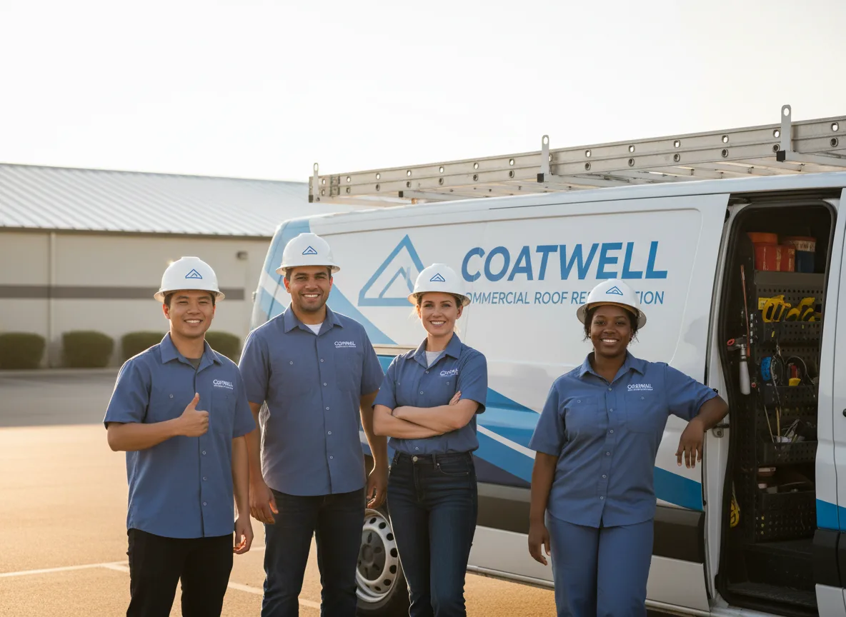 Commercial roof coating company in Turon, KS